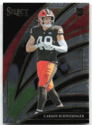 Carson Schwesinger Rookie 2025 Panini Select Cleveland Browns