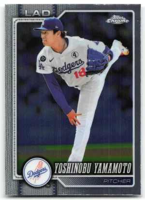 Yoshinobu Yamamoto 2026 Topps Chrome Los Angeles Dodgers