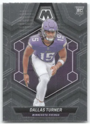Dallas Turner RC 2024 Panini Mosaic Minnesota Vikings
