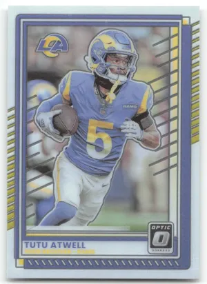 Tutu Atwell 2025 Donruss Optic Los Angeles Rams