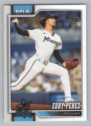 Eury Pérez 2026 Topps Miami Marlins
