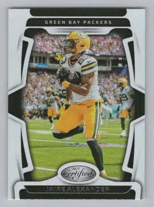 Jaire Alexander 2025 Panini Certified Green Bay Packers