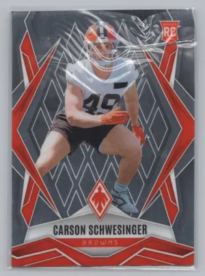 Carson Schwesinger Rookie 2025 Panini Phoenix Cleveland Browns