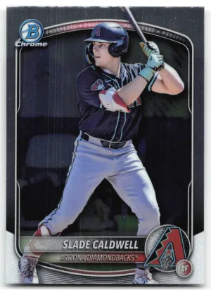 Slade Caldwell 2025 Bowman Chrome Prospects Arizona Diamondbacks
