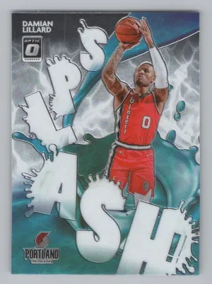 Damian Lillard 2020-21 Donruss Optic Splash! Portland Trail Blazers