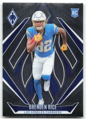 Brenden Rice RC 2024 Panini Phoenix Los Angeles Chargers