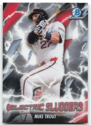 Mike Trout 2026 Bowman Electric Sluggers Angels