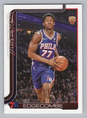 VJ Edgecombe Rookie 2025-26 Topps Philadelphia 76ers