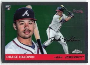 Drake Baldwin Rookie 2025 Topps Chrome Platinum Atlanta Braves