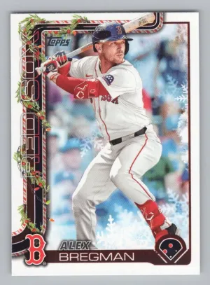 Alex Bregman 2025 Topps Holiday Boston Red Sox