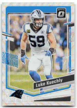 Luke Kuechly 2023 Donruss Optic Wave #/300 Carolina Panthers