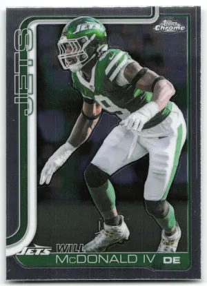 Will McDonald IV 2025 Topps Chrome New York Jets