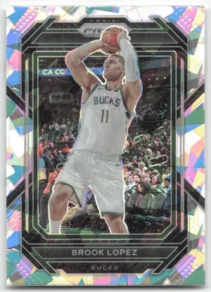 Brook Lopez 2022-23 Panini Prizm Prizms Ice Milwaukee Bucks