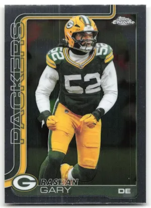 Rashan Gary 2025 Topps Chrome Green Bay Packers