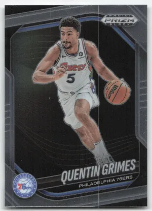 Quentin Grimes 2024-25 Panini Prizm Black Philadelphia 76ers