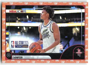 Amen Thompson 2025-26 Hoops Orange Hoops Rockets