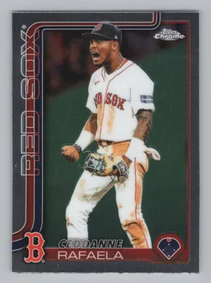 Ceddanne Rafaela 2025 Topps Chrome Update Boston Red Sox
