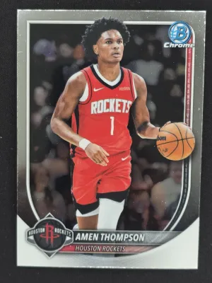 Amen Thompson 2025-26 Bowman Chrome Houston Rockets