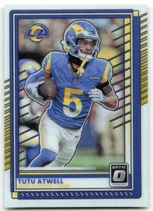 Tutu Atwell 2025 Donruss Optic Los Angeles Rams