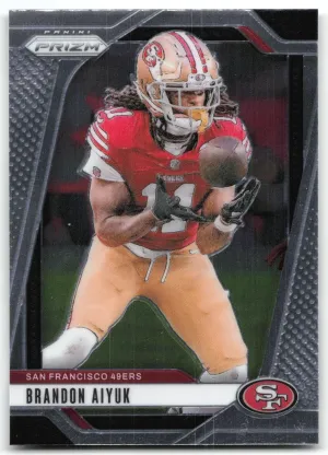Brandon Aiyuk 2024 Panini Prizm San Francisco 49ers