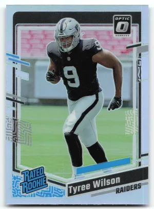 Tyree Wilson RC 2023 Donruss Optic Holo Las Vegas Raiders