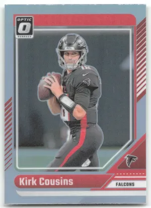 Kirk Cousins 2024 Donruss Optic Holo Atlanta Falcons