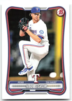 Jacob deGrom 2026 Bowman Texas Rangers
