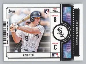 Kyle Teel Rookie 2026 Topps Big Ticket Players Chicago White Sox