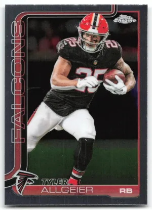 Tyler Allgeier 2025 Topps Chrome Atlanta Falcons