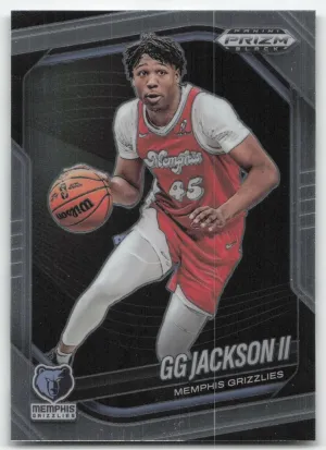 GG Jackson II 2024-25 Panini Prizm Black Memphis Grizzlies
