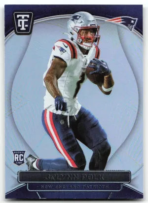 Ja'Lynn Polk Rookie 2024 Panini Totally Certified Mirror New England Patriots