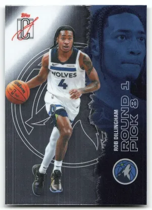 Rob Dillingham 2025-26 Topps Signature Class Chrome Minnesota Timberwolves