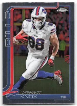 Dawson Knox 2025 Topps Chrome Buffalo Bills