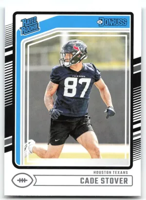 Cade Stover RC 2024 Donruss Texans