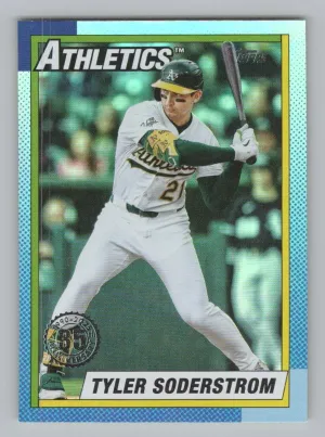 Tyler Soderstrom 2025 Topps Update 1990 Baseball 35th Anniversary Athletics