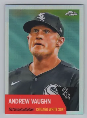 Andrew Vaughn 2022 Topps Chrome Platinum Anniversary Refractor Chicago White Sox