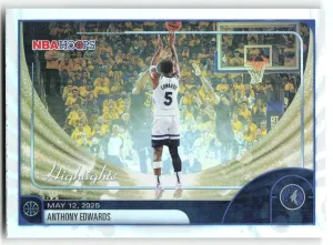 Anthony Edwards 2025-26 Hoops Timberwolves