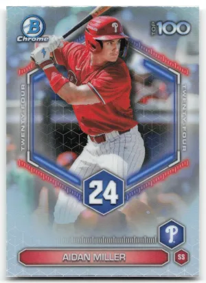 Aidan Miller 2026 Bowman Bowman Scouts' Top 100 Phillies