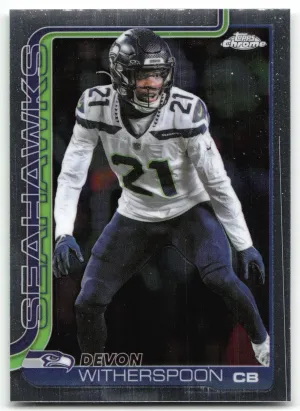 Devon Witherspoon 2025 Topps Chrome Seattle Seahawks