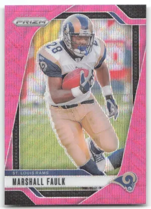 Marshall Faulk 2024 Panini Prizm Pink Wave St. Louis Rams
