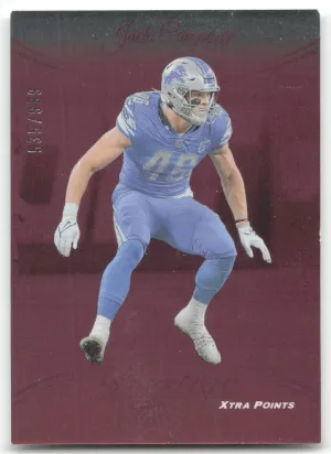 Jack Campbell 2024 Panini Prestige Red Xtra Points #/999 Detroit Lions