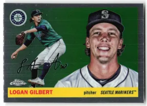 Logan Gilbert 2025 Topps Chrome Platinum Seattle Mariners
