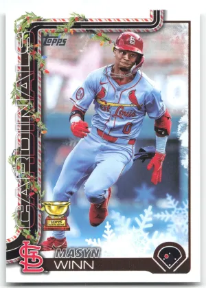 Masyn Winn 2025 Topps Holiday St. Louis Cardinals