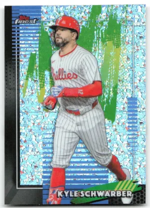 Kyle Schwarber 2026 Finest Mini-Diamond Refractors Philadelphia Phillies