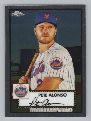 Pete Alonso 2021 Topps Chrome Platinum Anniversary New York Mets