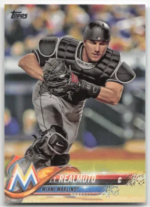 J.T. Realmuto 2018 Topps Rainbow Foil Miami Marlins