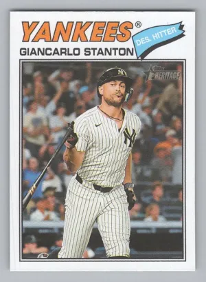 Giancarlo Stanton 2026 Topps Heritage New York Yankees