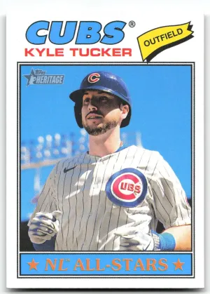 Kyle Tucker 2026 Topps Heritage Chicago Cubs