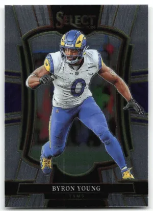 Byron Young 2025 Panini Select Los Angeles Rams