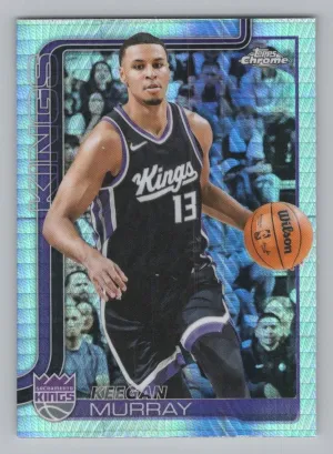 Keegan Murray 2025-26 Topps Chrome Prism Refractor Sacramento Kings
